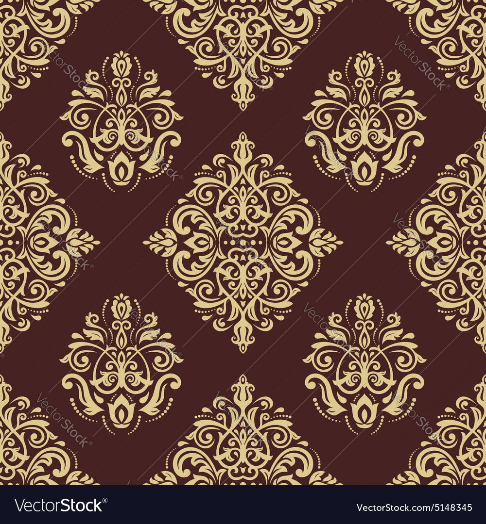 Damask seamless pattern