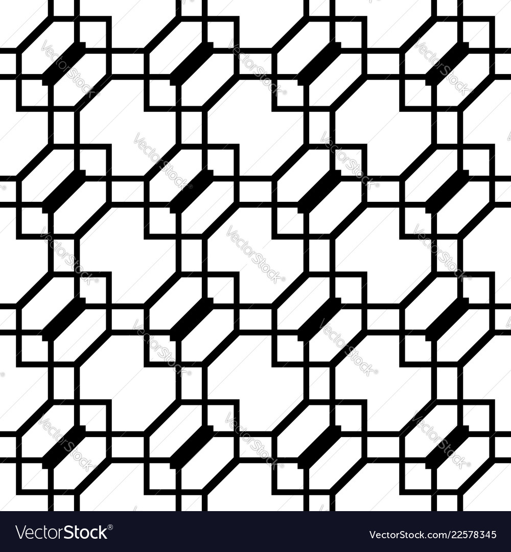 Design seamless monochrome grating pattern Vector Image