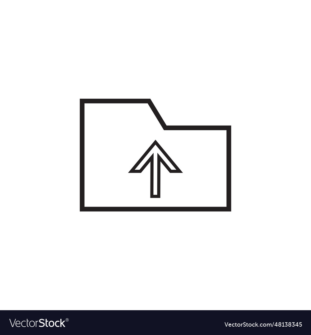 File upload icon vector image File upload icon
