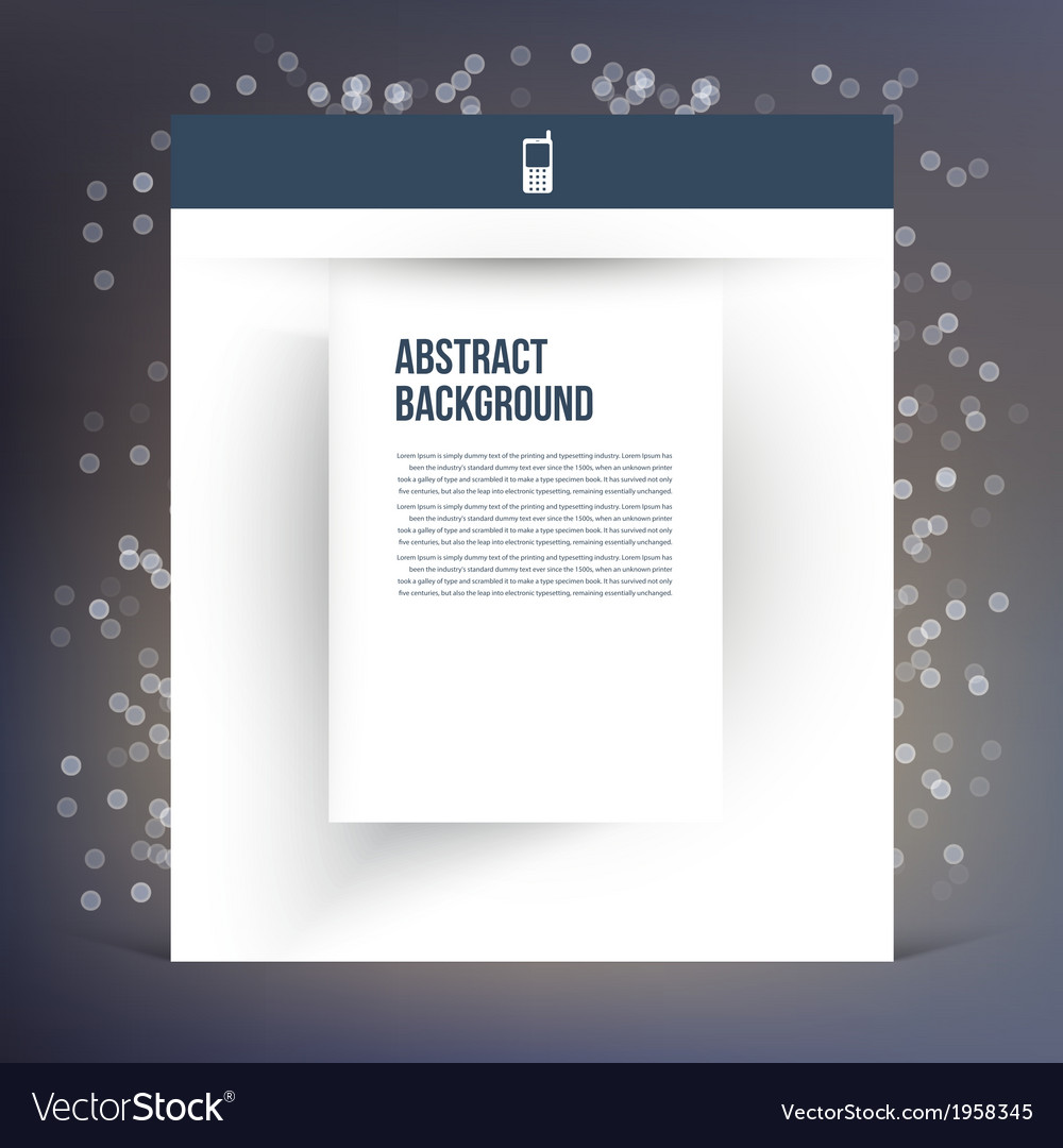 Flat ui design trend interface