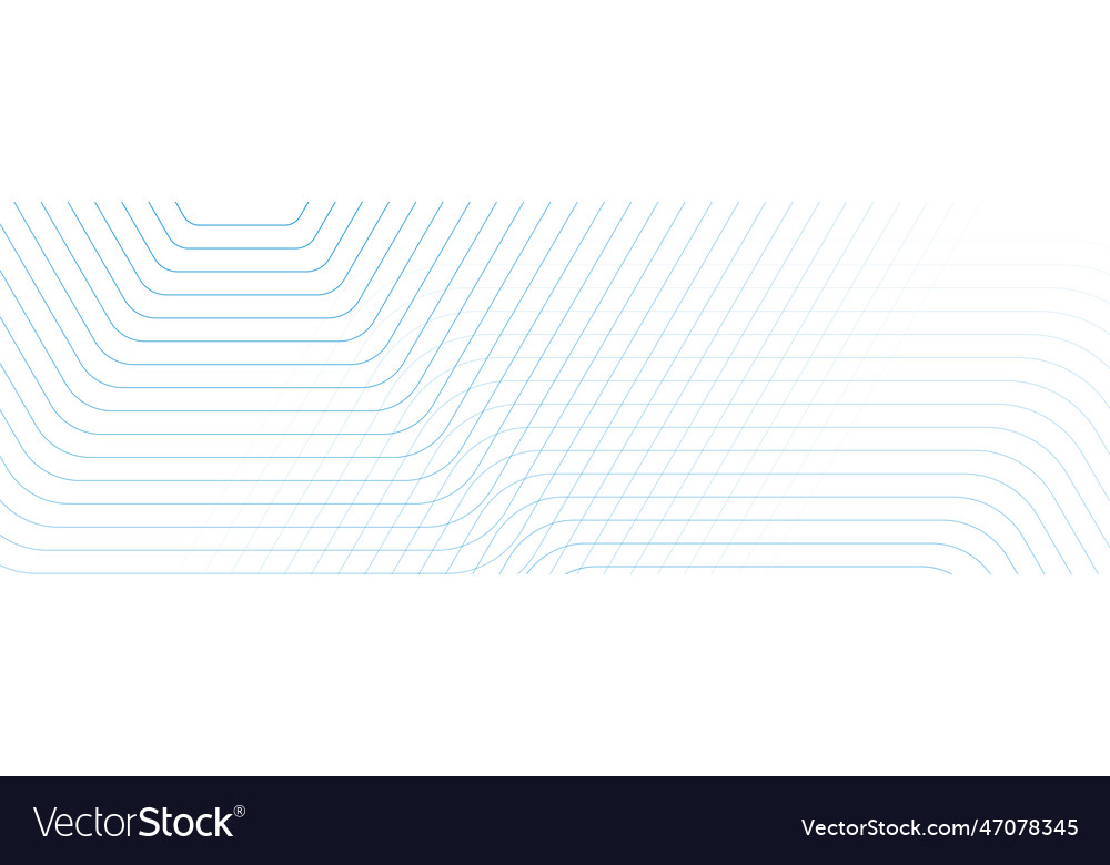 Hexagonal lines abstract futuristic tech vector image Hexagonal lines abstract futuristic tech