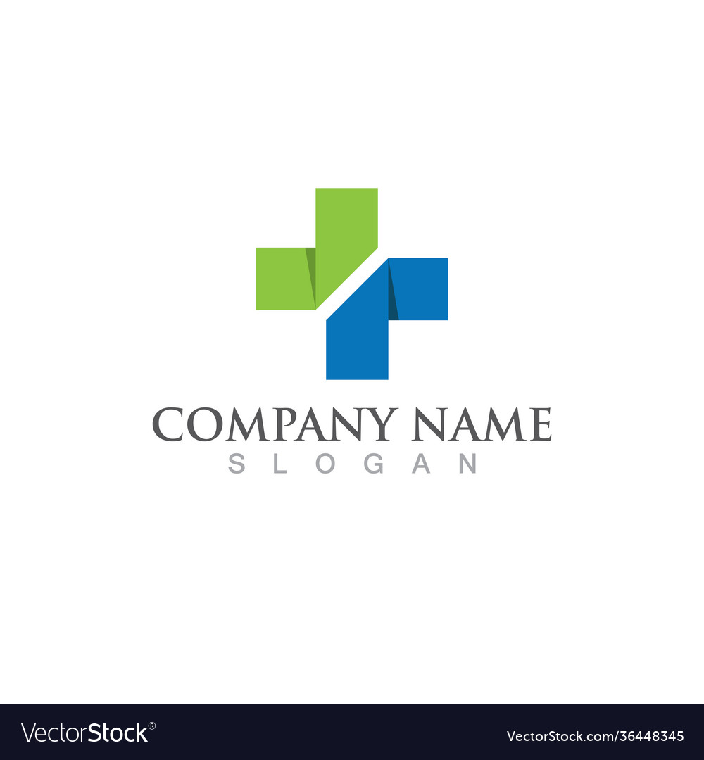 Hospital logo image Royalty Free Vector Image - VectorStock