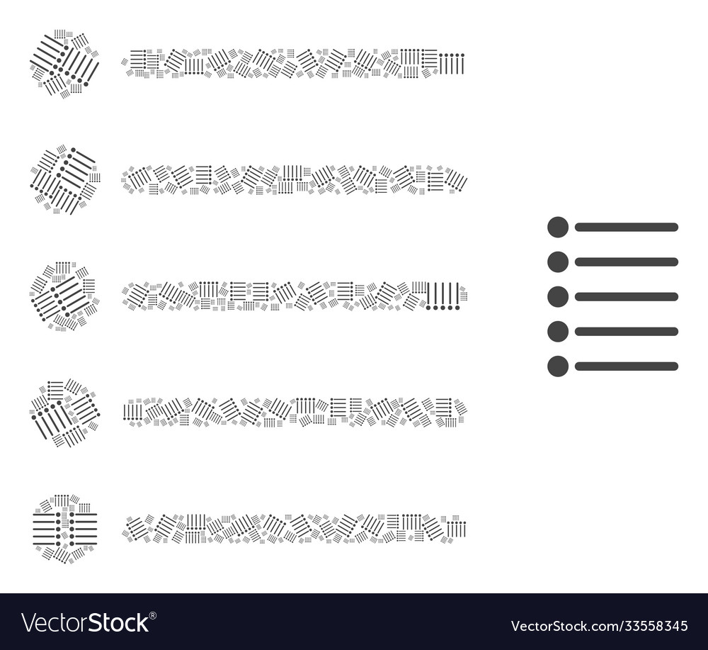 Items recursive composition self icons