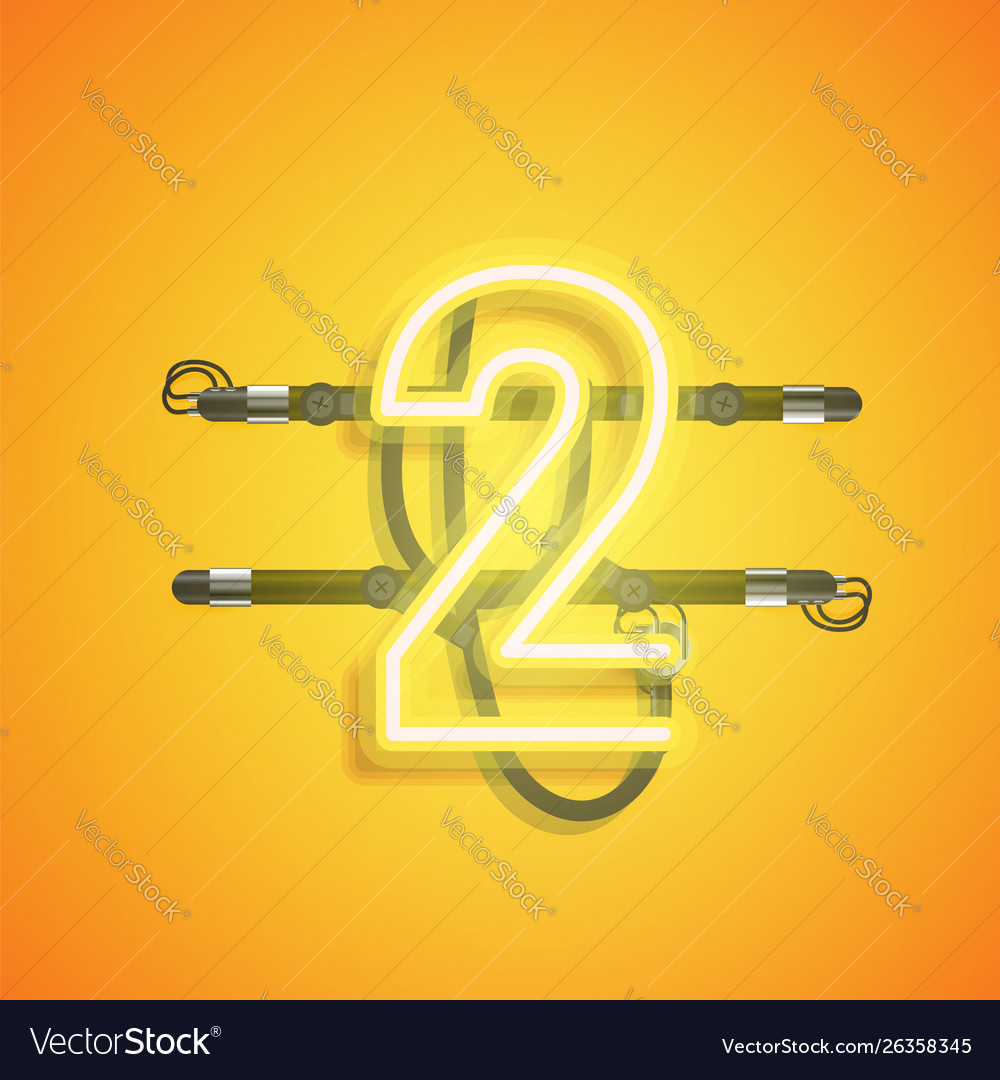 Realistic neon character with wires and console vector image Realistic neon character with wires and console