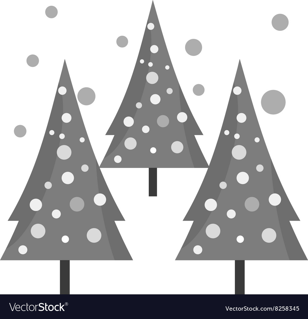Snowing in trees