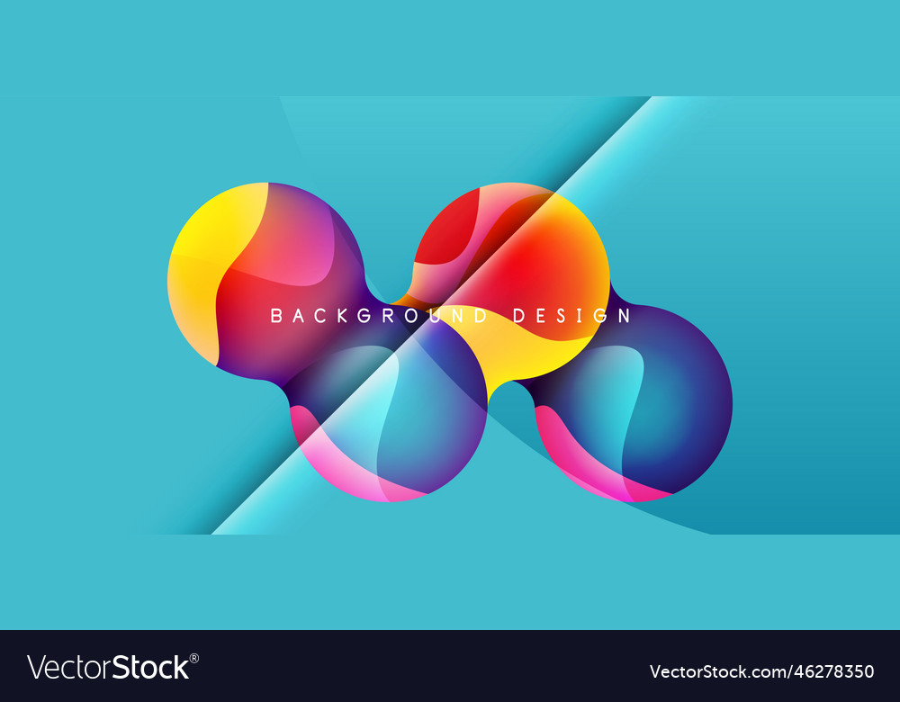 Bright abstract background glossy shiny circle vector image Bright abstract background glossy shiny circle
