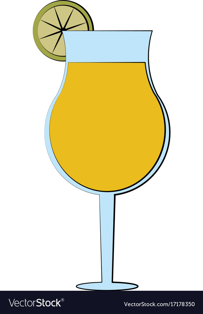 Cocktail in garnished glass icon image