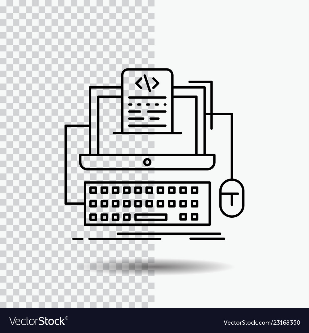 Code Kodierung Computer Monoblock Bildschirmzeile Symbol vector image Code Kodierung Computer Monoblock Bildschirmzeile Symbol