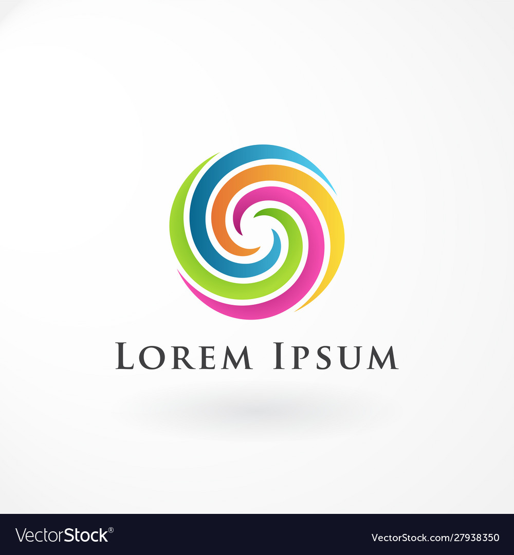 Colorful Gradient Circle Logo