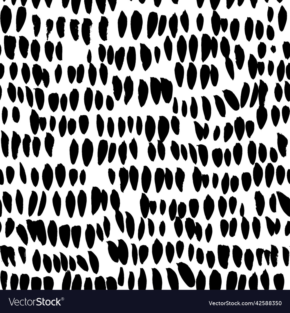 Hand drawn vertical small dots in a row Royalty Free Vector