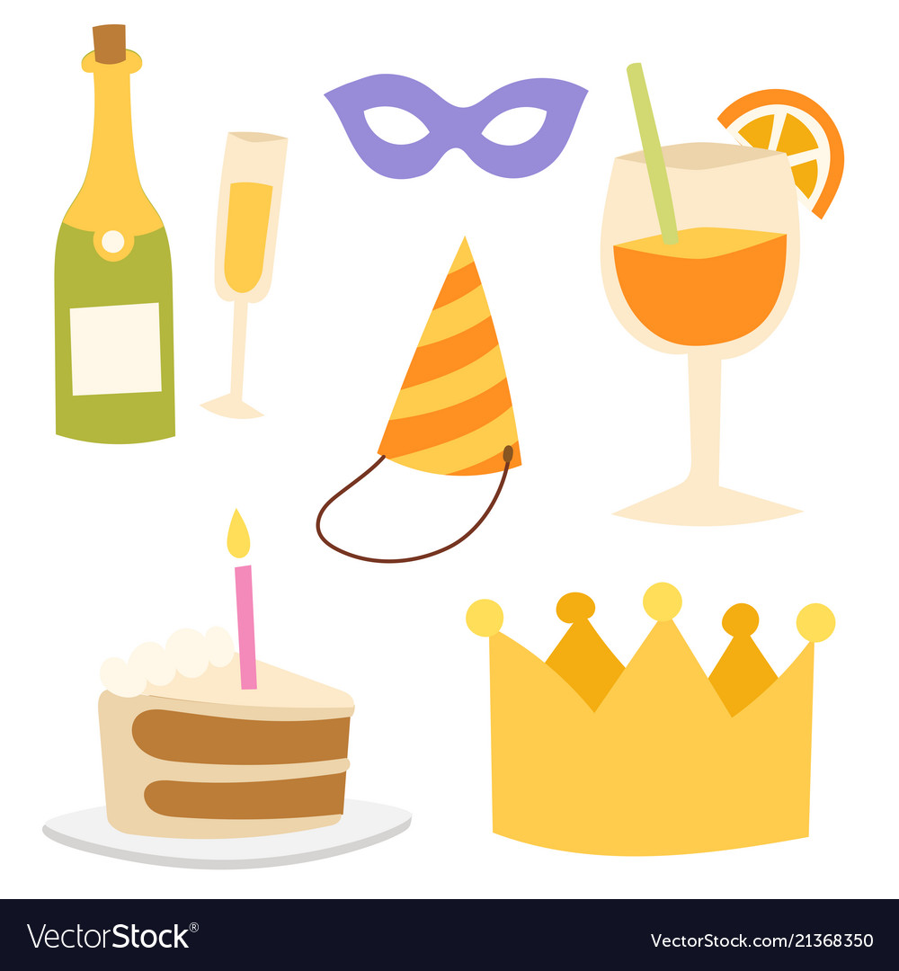 Happy Birthday Party Feier Unterhaltung vector image Happy Birthday Party Feier Unterhaltung