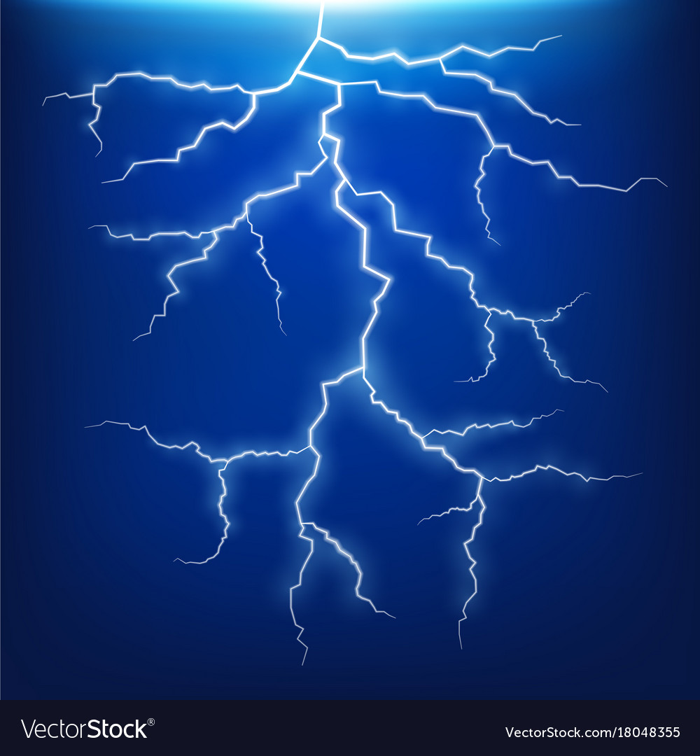 Free: Lightning Blue Electricity, Blue Lightning, blue thunder