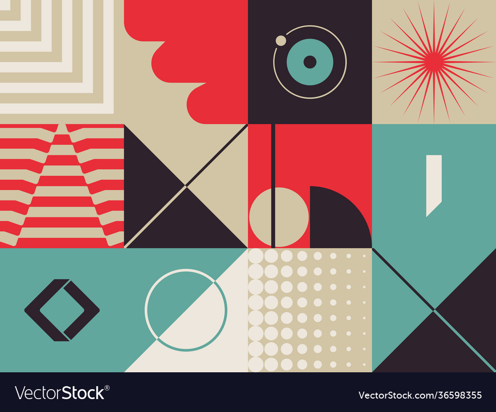 Digital design abstract pattern