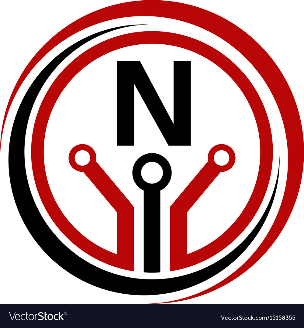 Digital world and electrical connections initial n