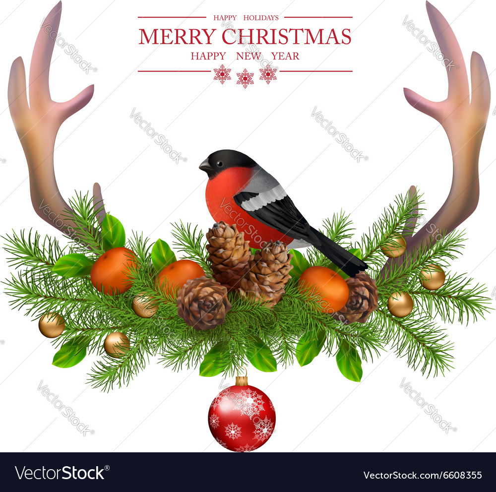 Merry christmas greeting card