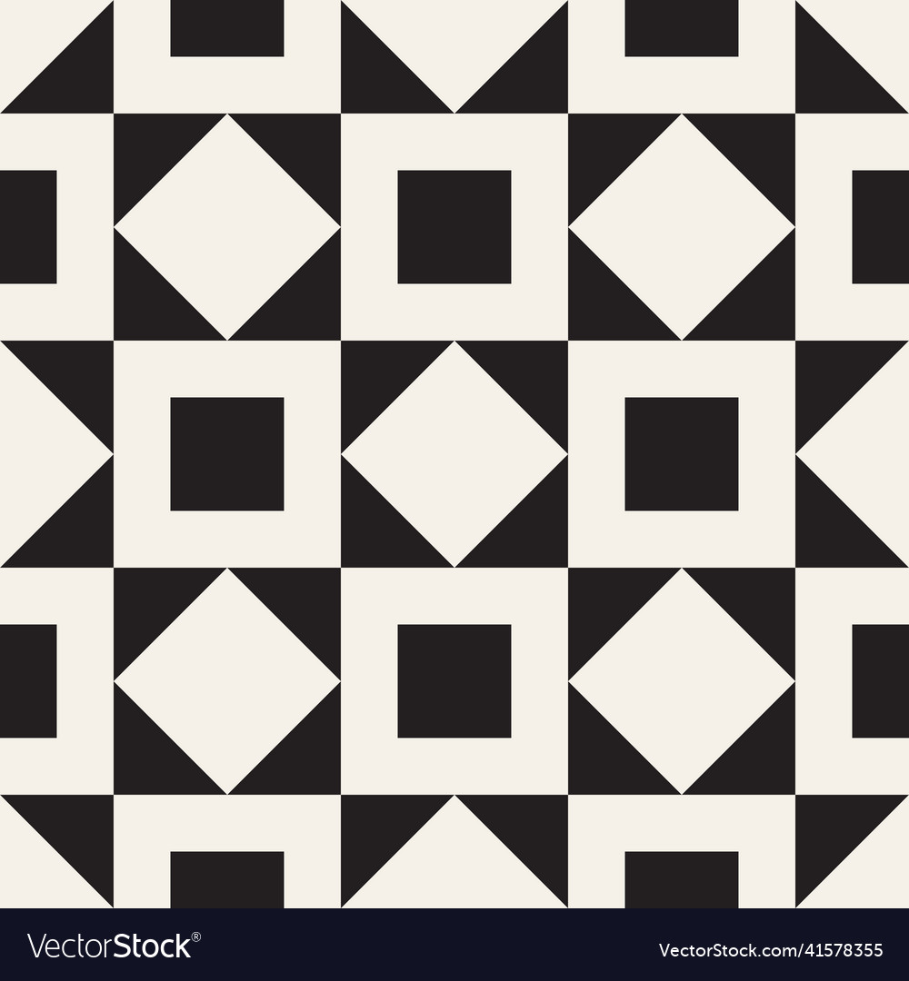 Seamless pattern repeating geometric elements vector image Seamless pattern repeating geometric elements