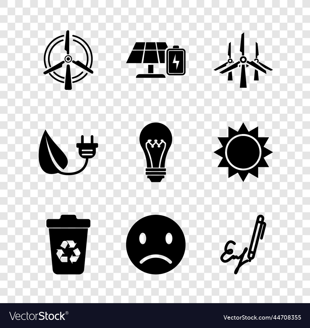 Set rotating wind turbine solar energy panel