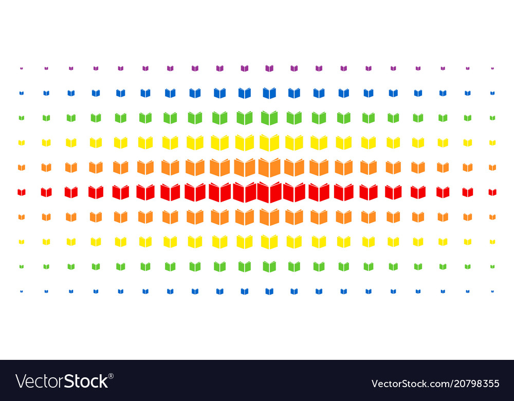 Spectral Halftone Book Array
