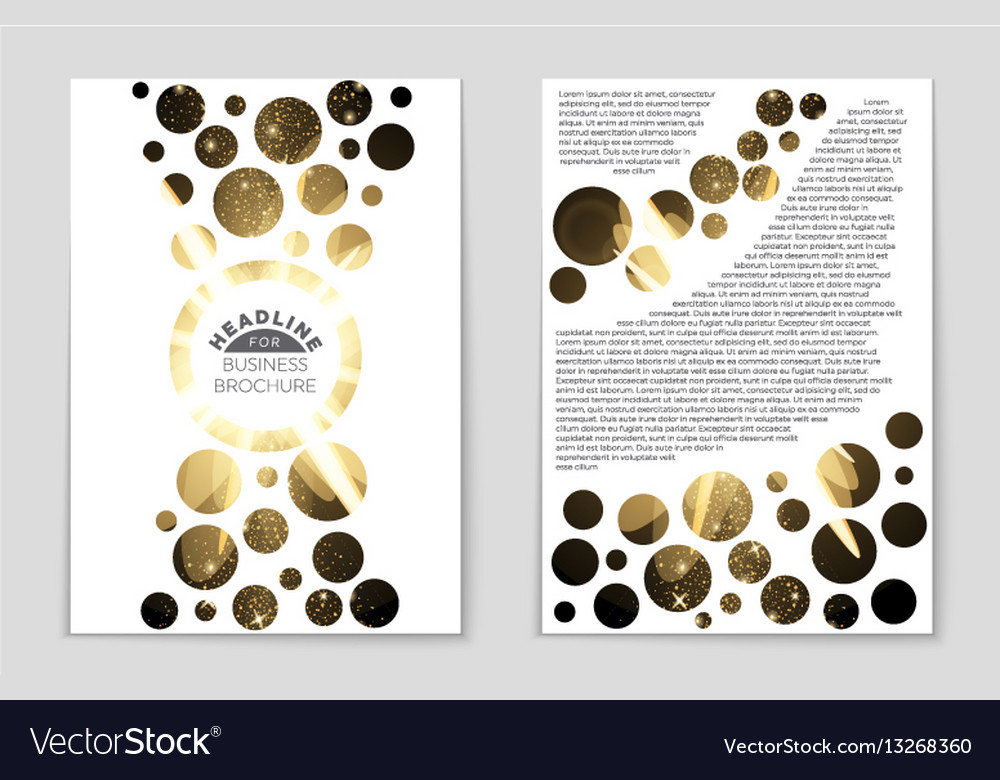 Abstract layout background set for art