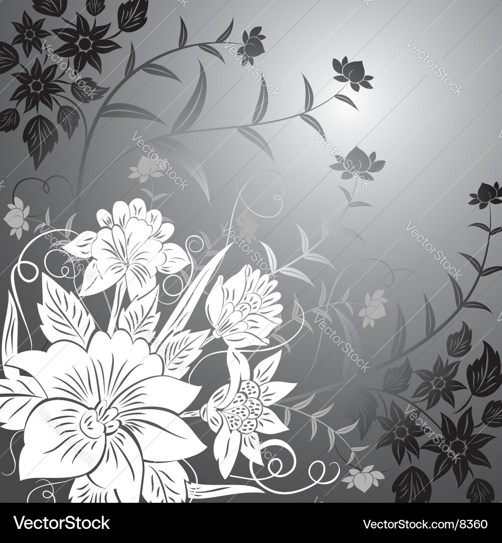 Background flower Royalty Free Vector Image - VectorStock