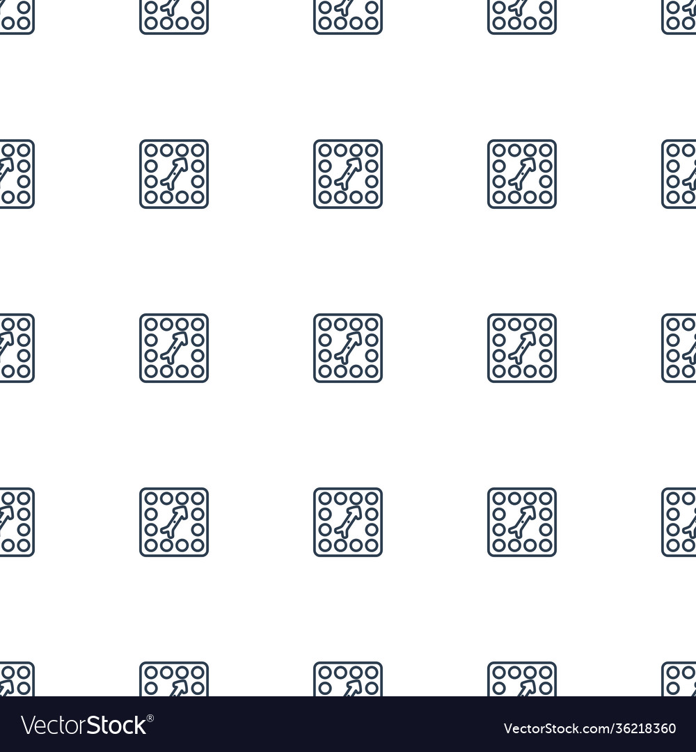 Board game icon pattern seamless white background