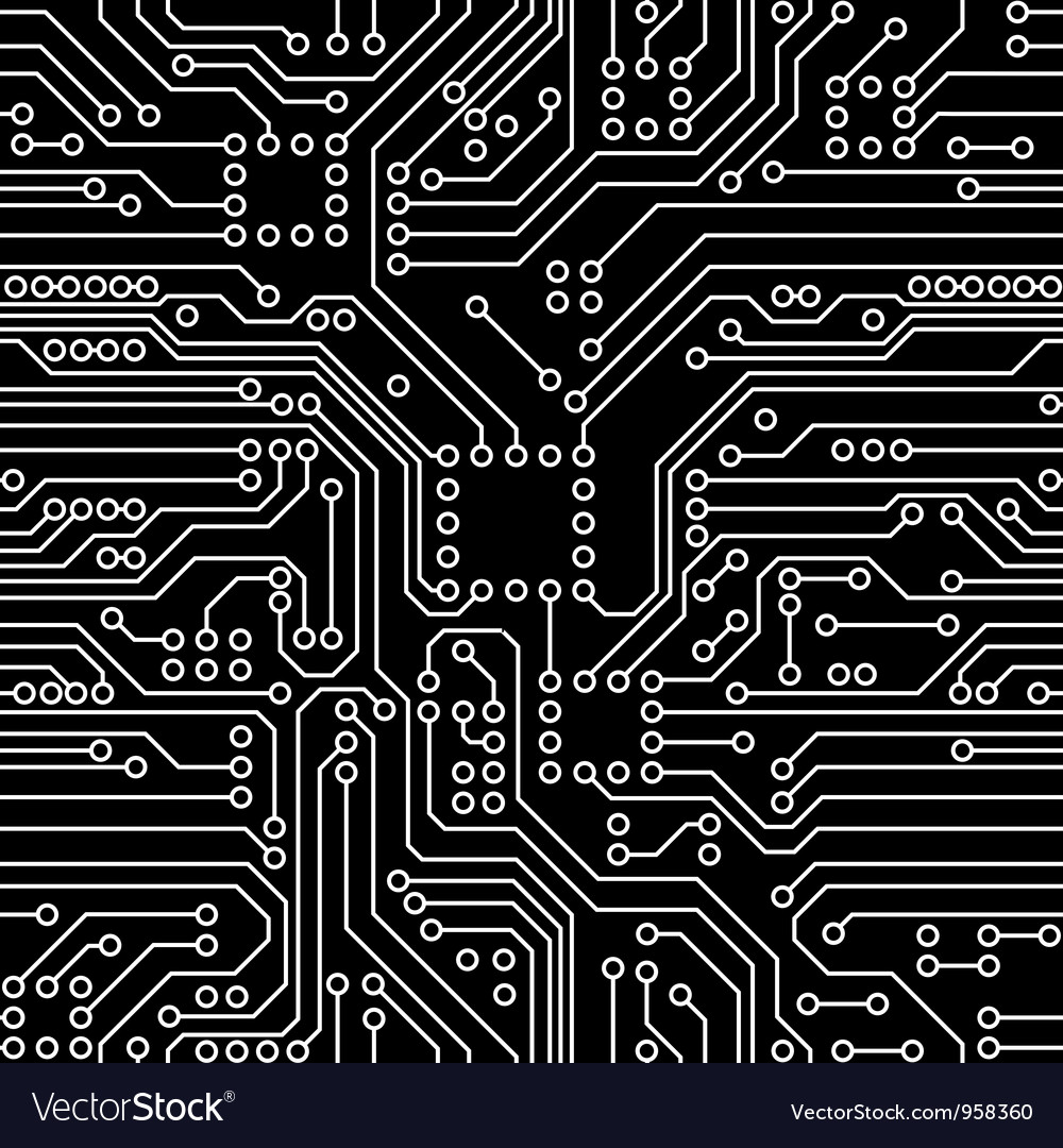 Circuit Board Design Vector