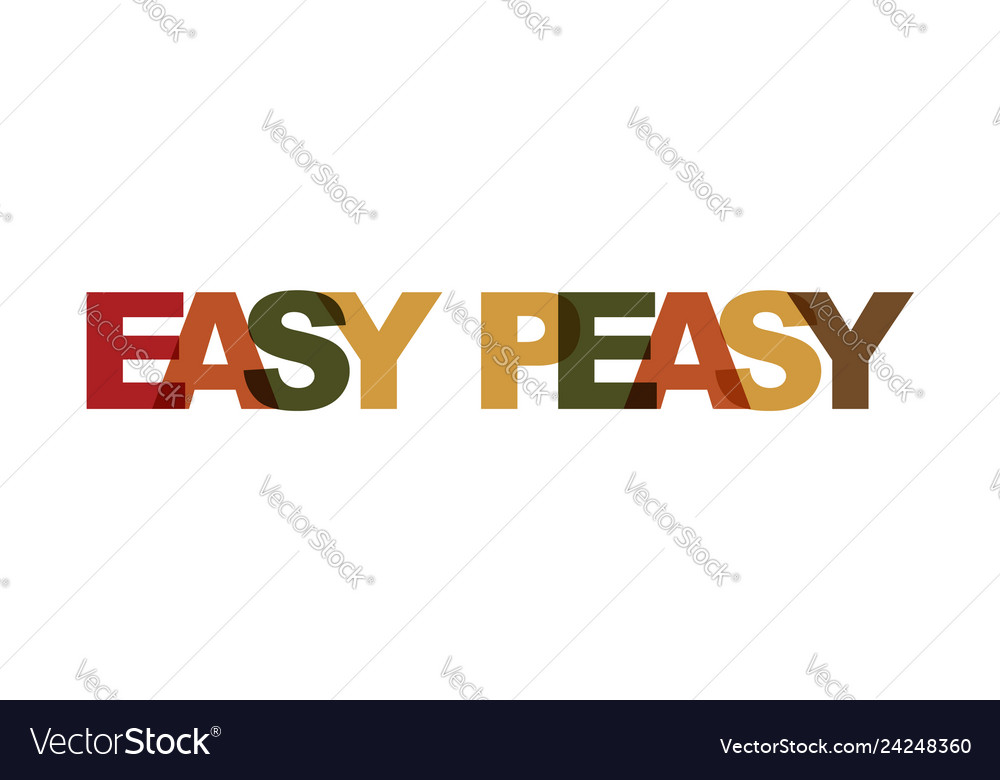 Easy peasy phrase overlap color no transparency
