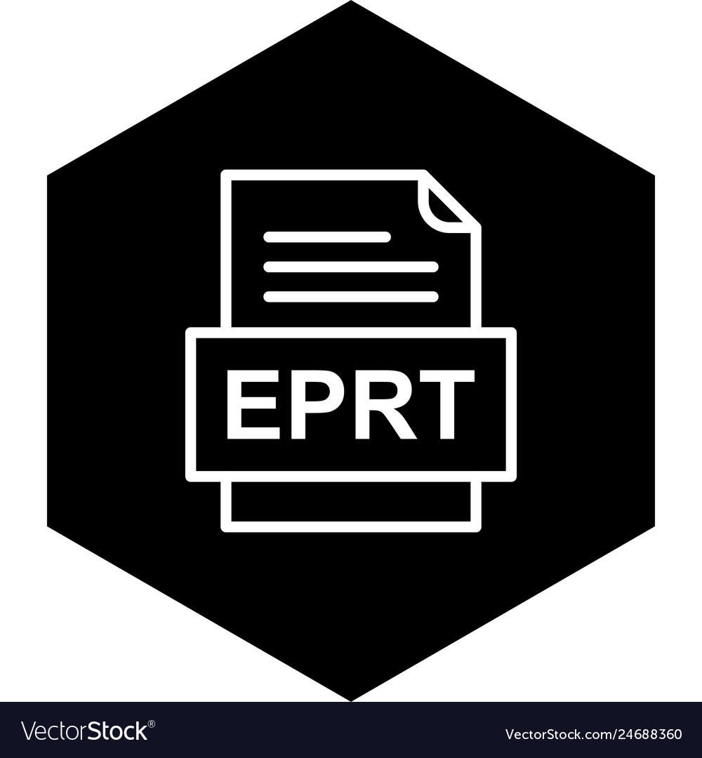 Eprt file document icon