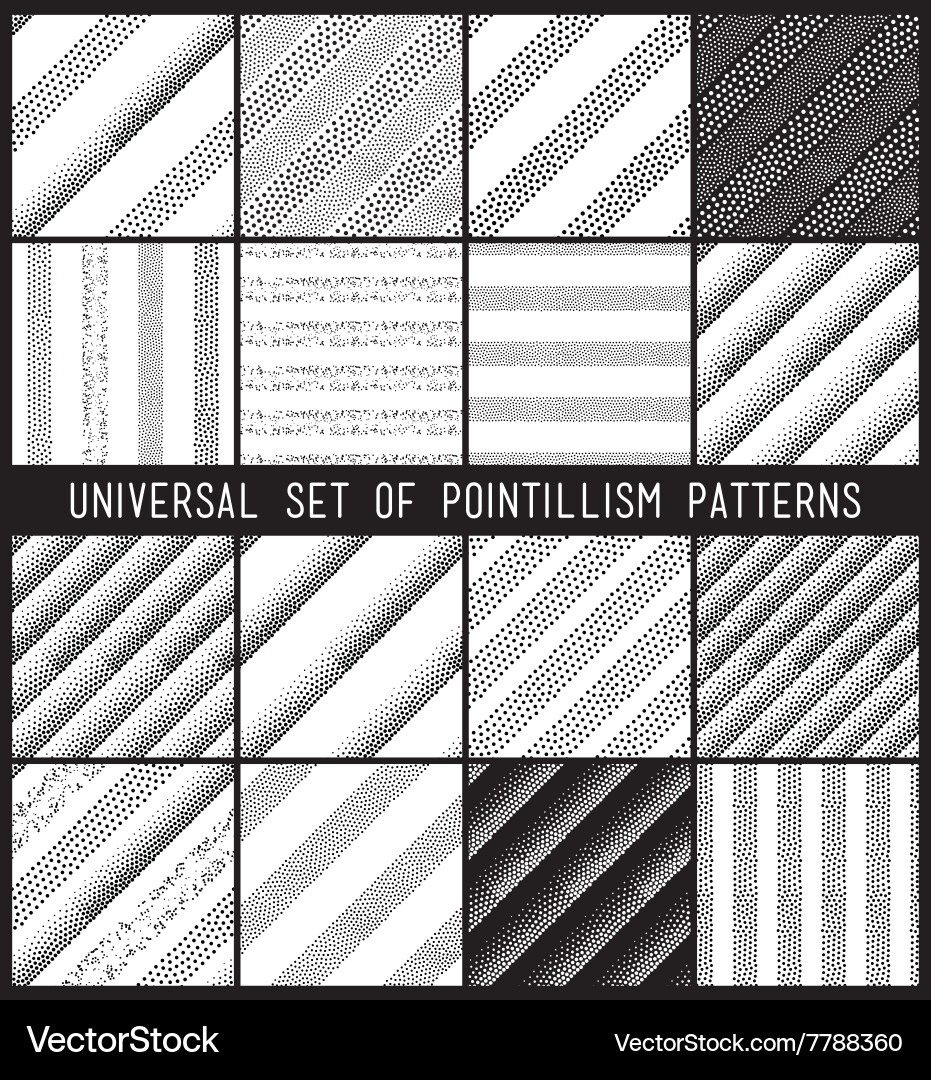 Geometric seamless pattern set repeating Vector Image