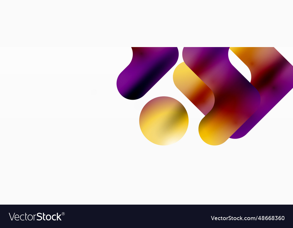 Gradient geometry minimalist fusion of lines