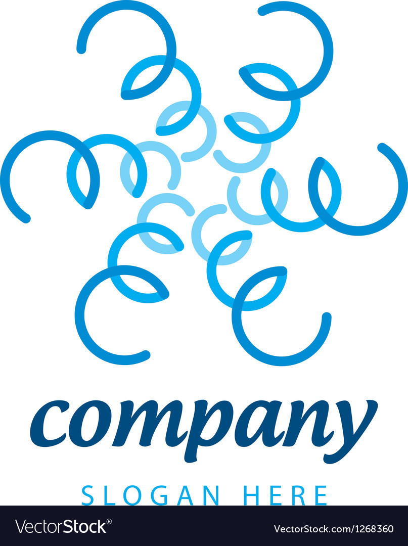 Logo blue plants