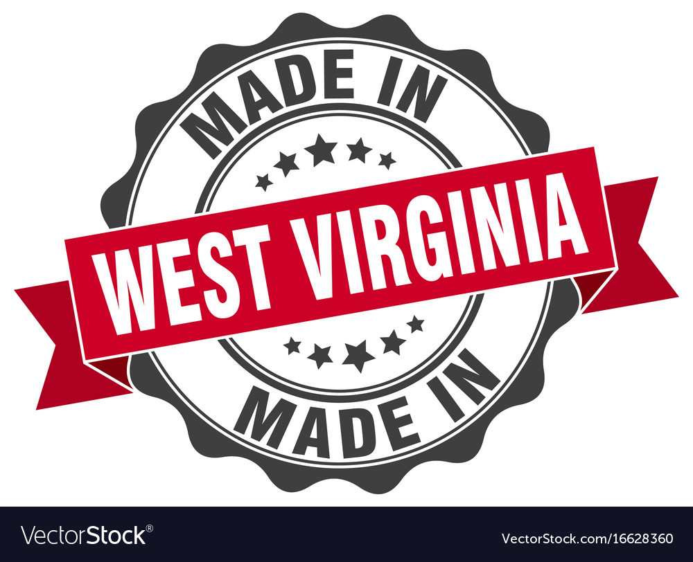 Made in west virginia round seal