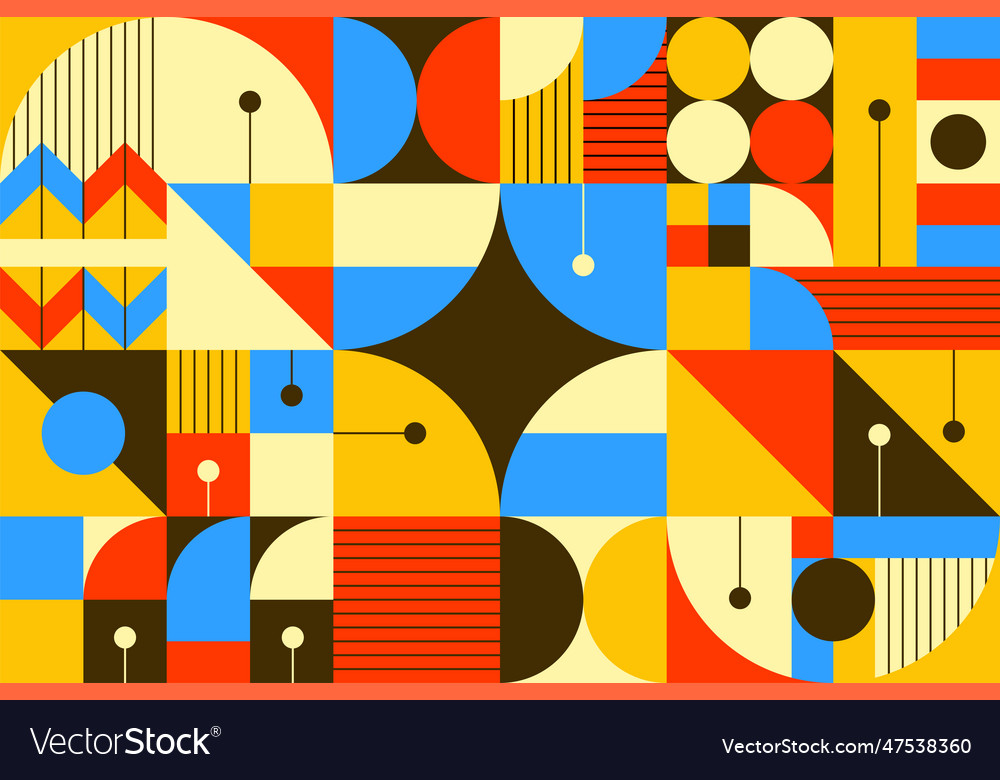Modern abstract geometry pattern geometric