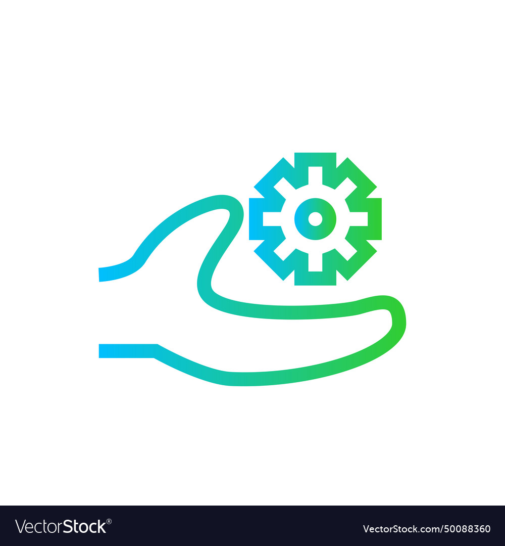 Skills key performance indicator icon with blue Vector Image Skills key performance indicator icon with blue