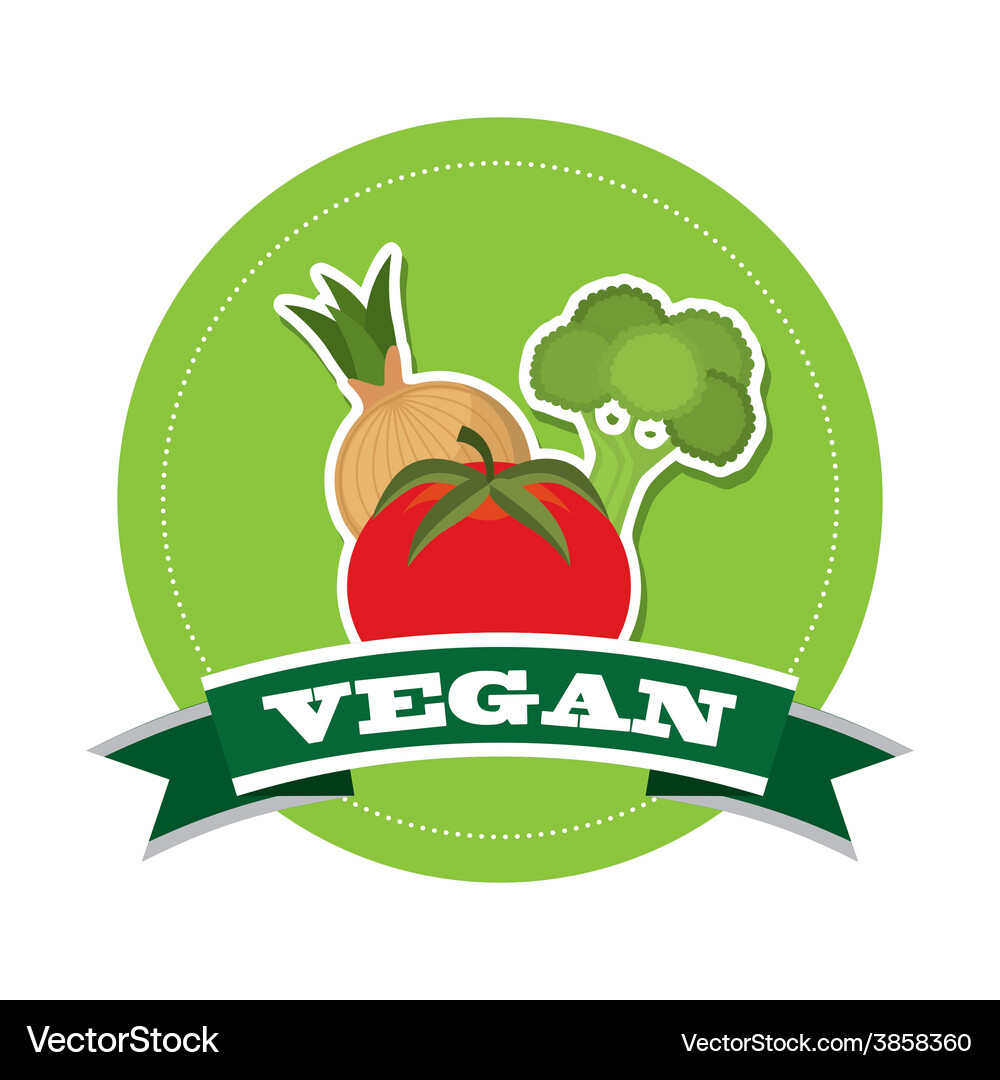 Vegan menu Royalty Free Vector Image - VectorStock