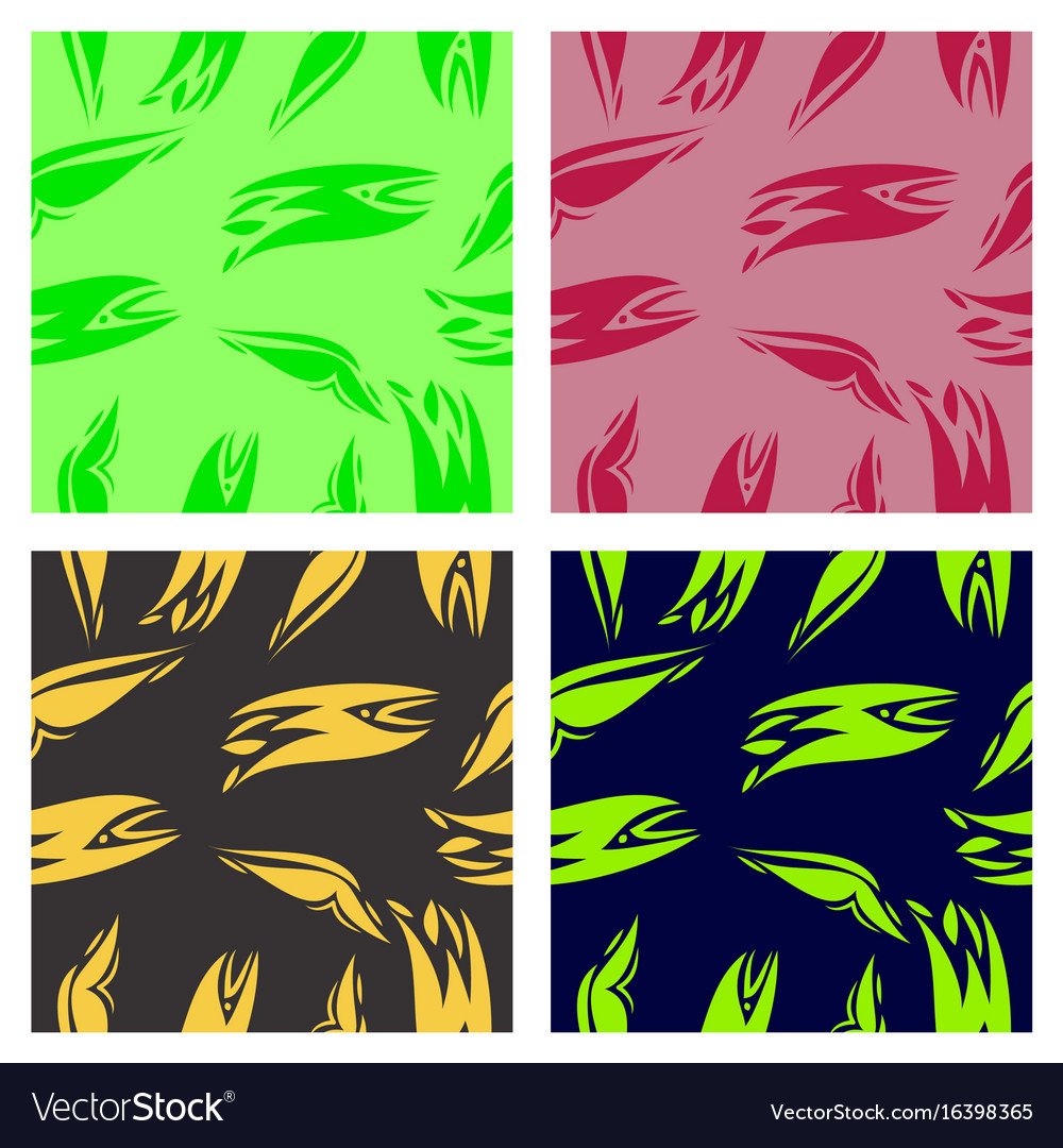 Assembly of patterns in striped style