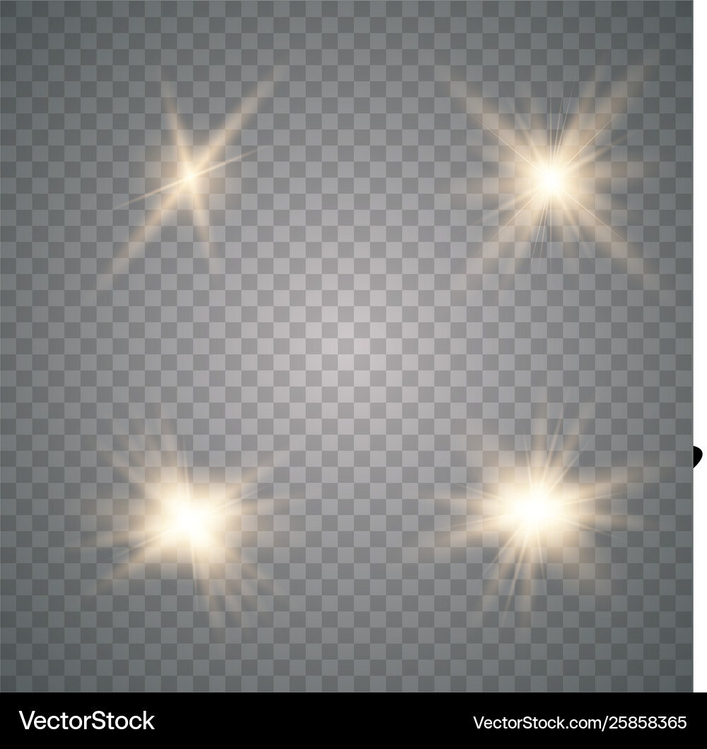 Glow light effect Royalty Free Vector Image - VectorStock