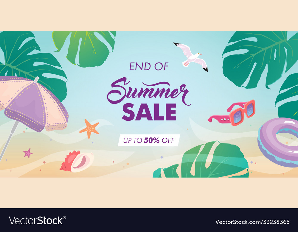 Hallo Sommer Verkauf Design Hintergrund tropische