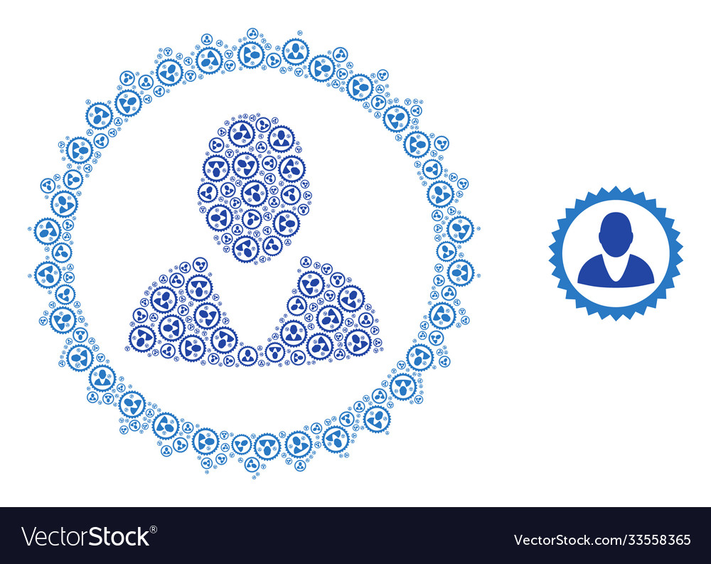 Man Stempel wiederkehrende Mosaik selbst Produkte vector image Man Stempel wiederkehrende Mosaik selbst Produkte