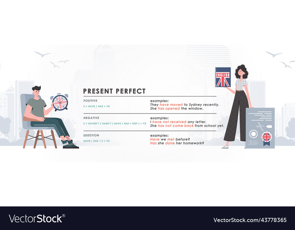 Present perfect rule for the study of tenses