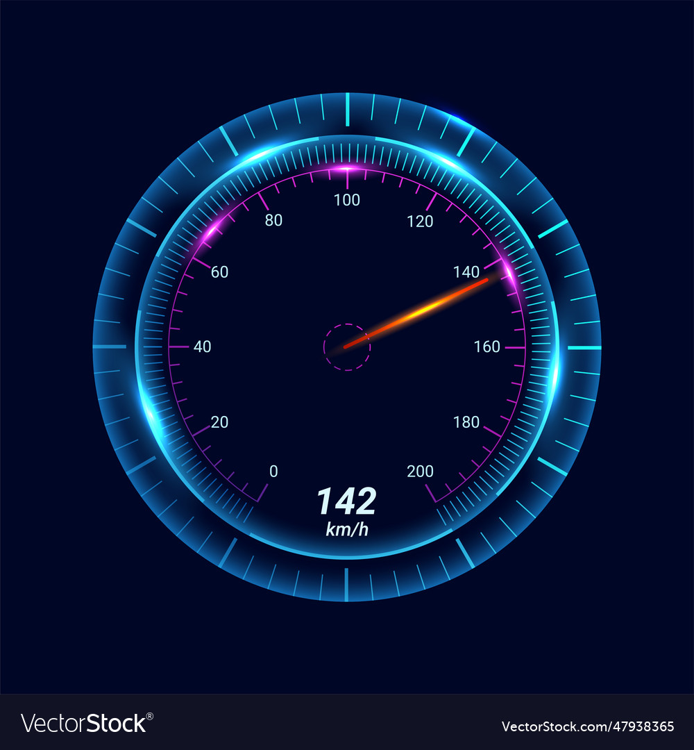 Speed indicators with pointer for vehicle