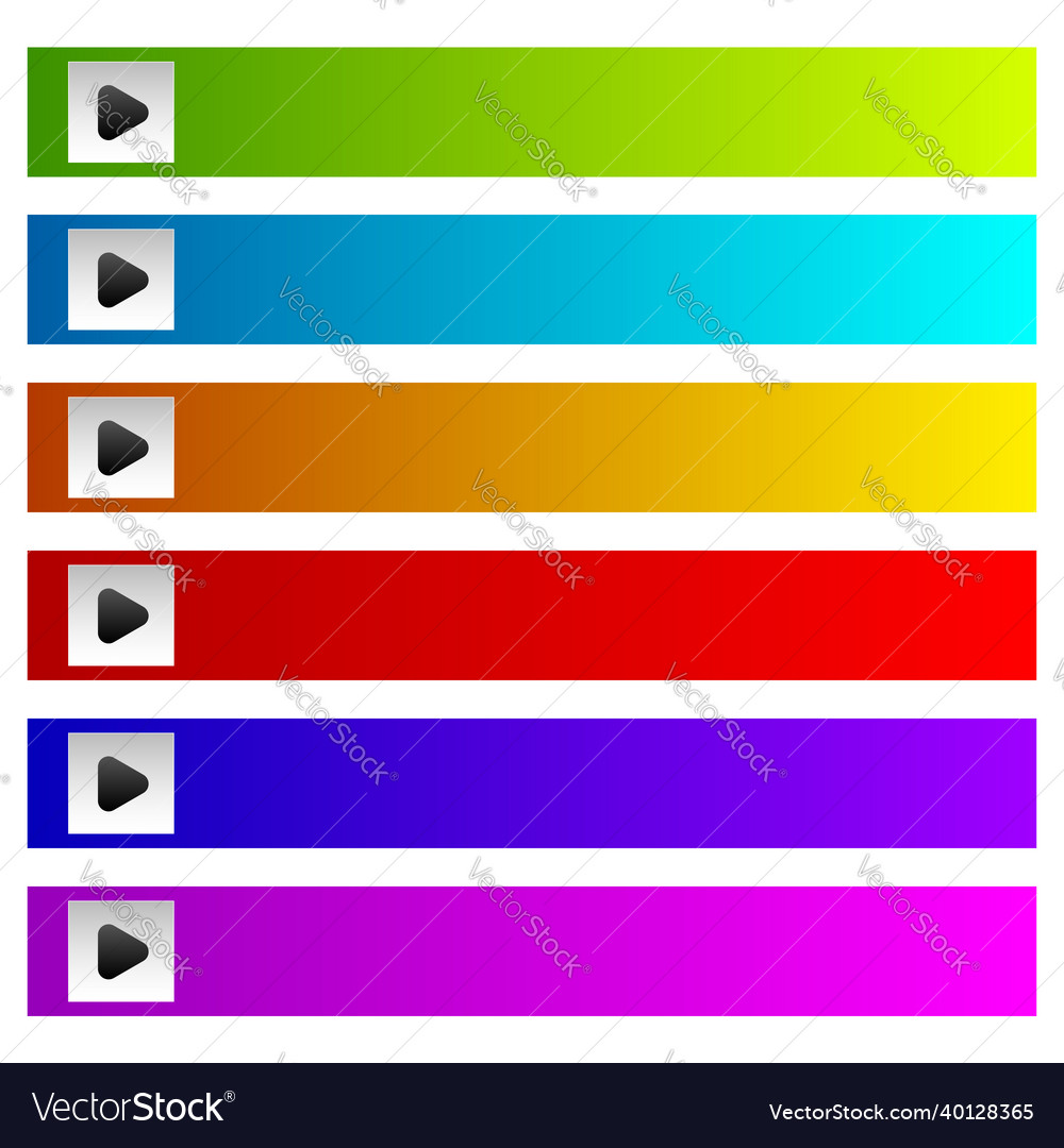 Web button banner plaque bar design element Vector Image Web button banner plaque bar design element