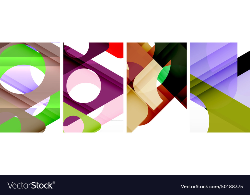 Abstract background set showcasing a dynamic vector image Abstract background set showcasing a dynamic