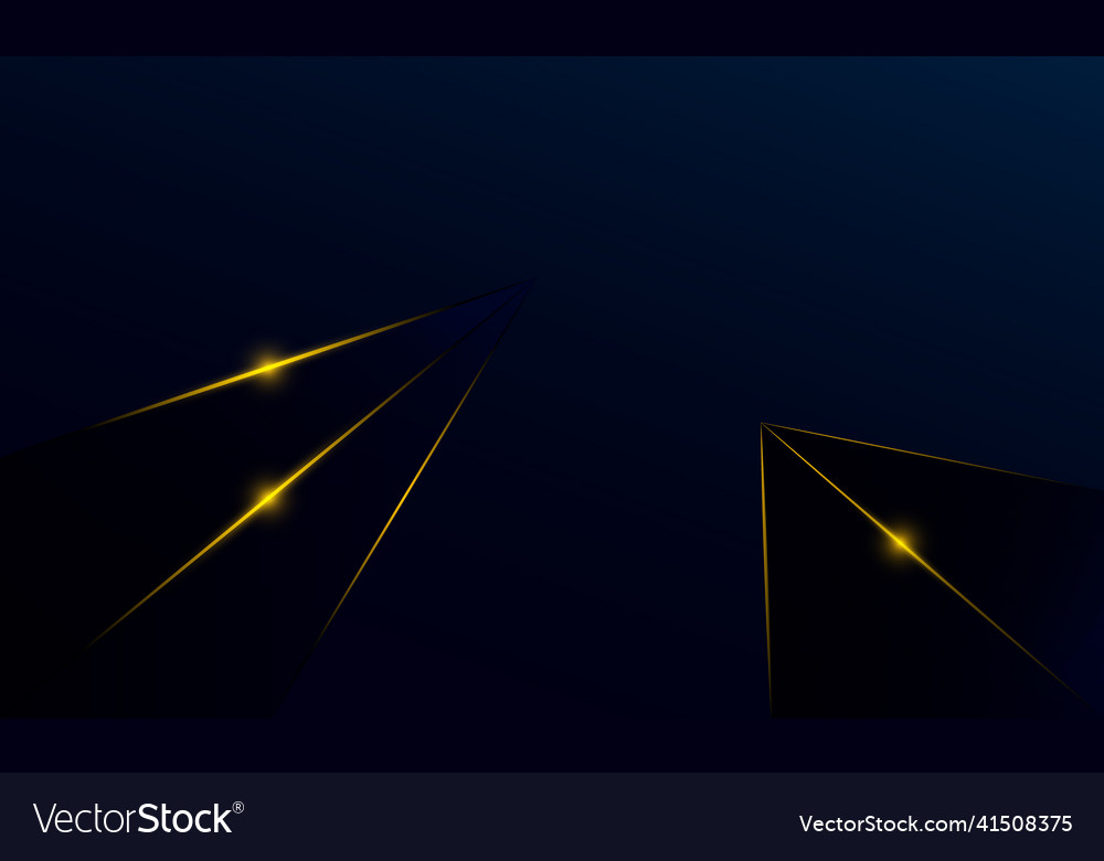 Abstract blue polygon triangles shape pattern back vector image Abstract blue polygon triangles shape pattern back