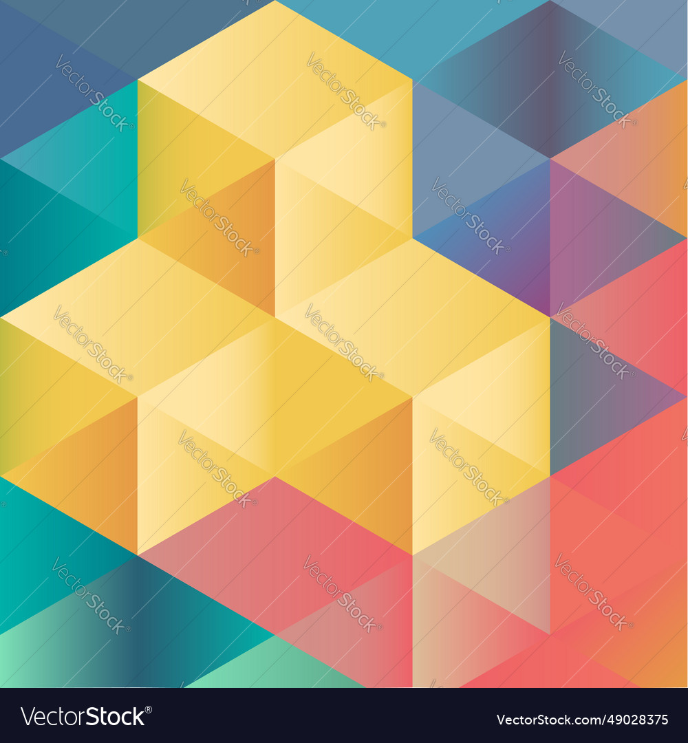 Abstract geometric colorful background from