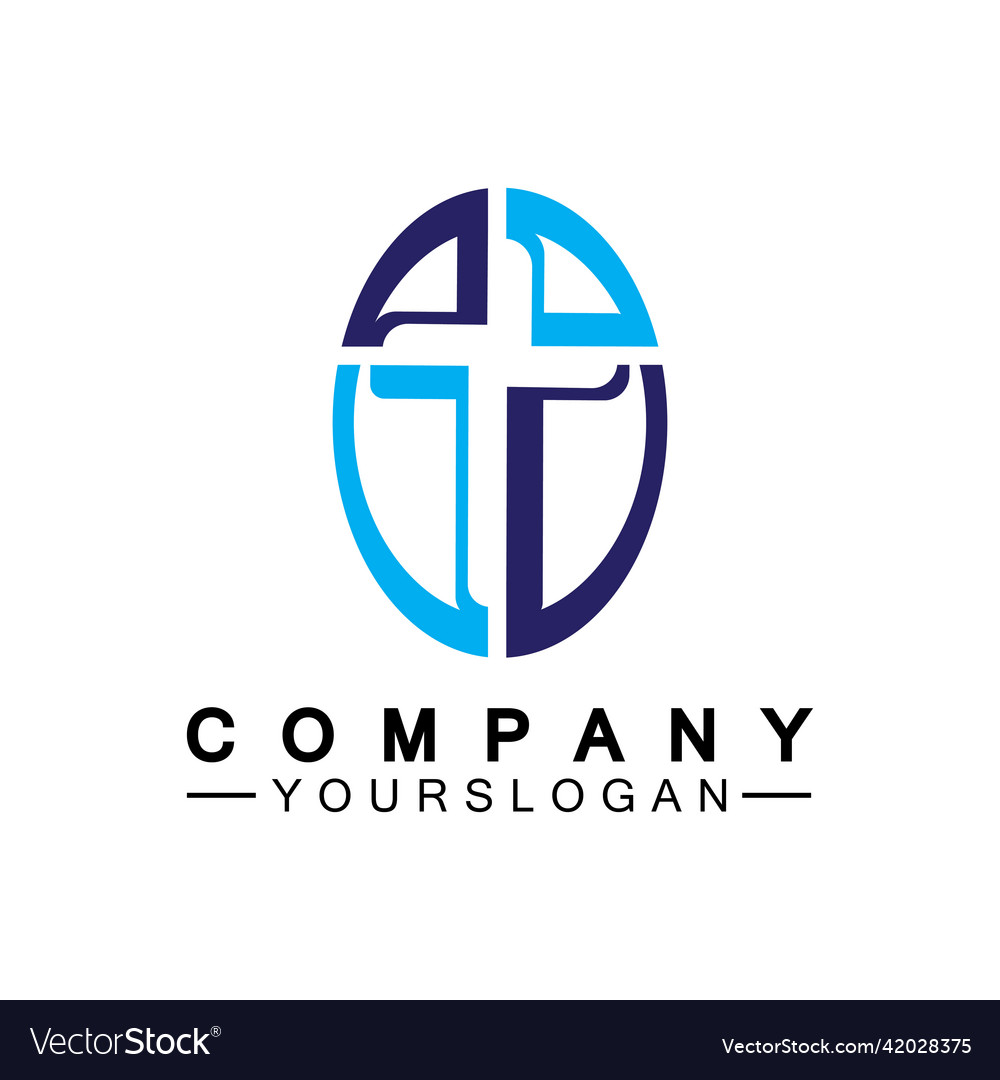 Church logo of modern clean cross sign