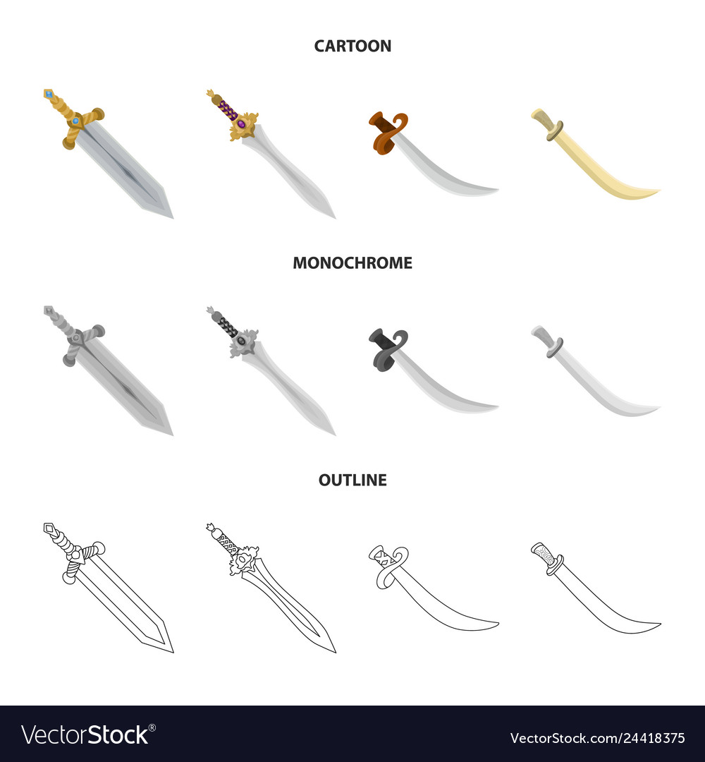 Isolated object of game and armor sign collection