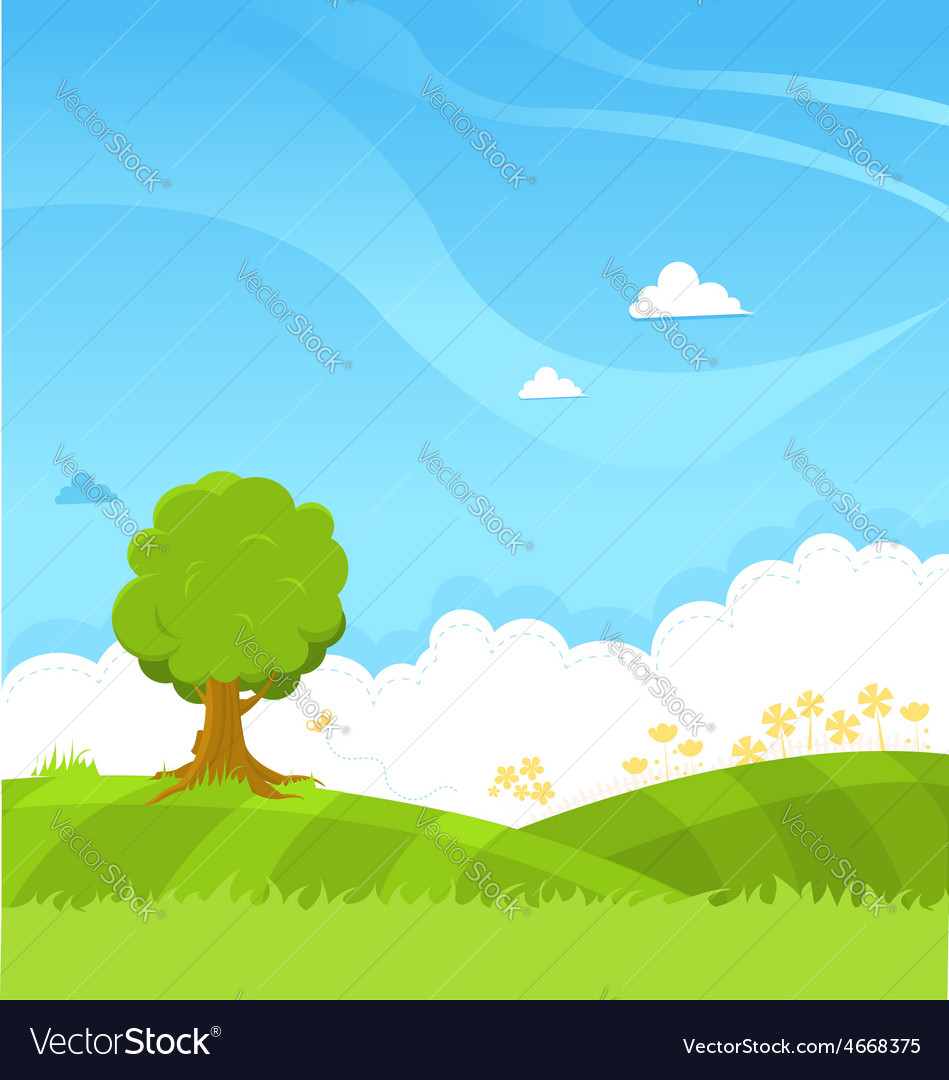 Spring background Royalty Free Vector Image - VectorStock