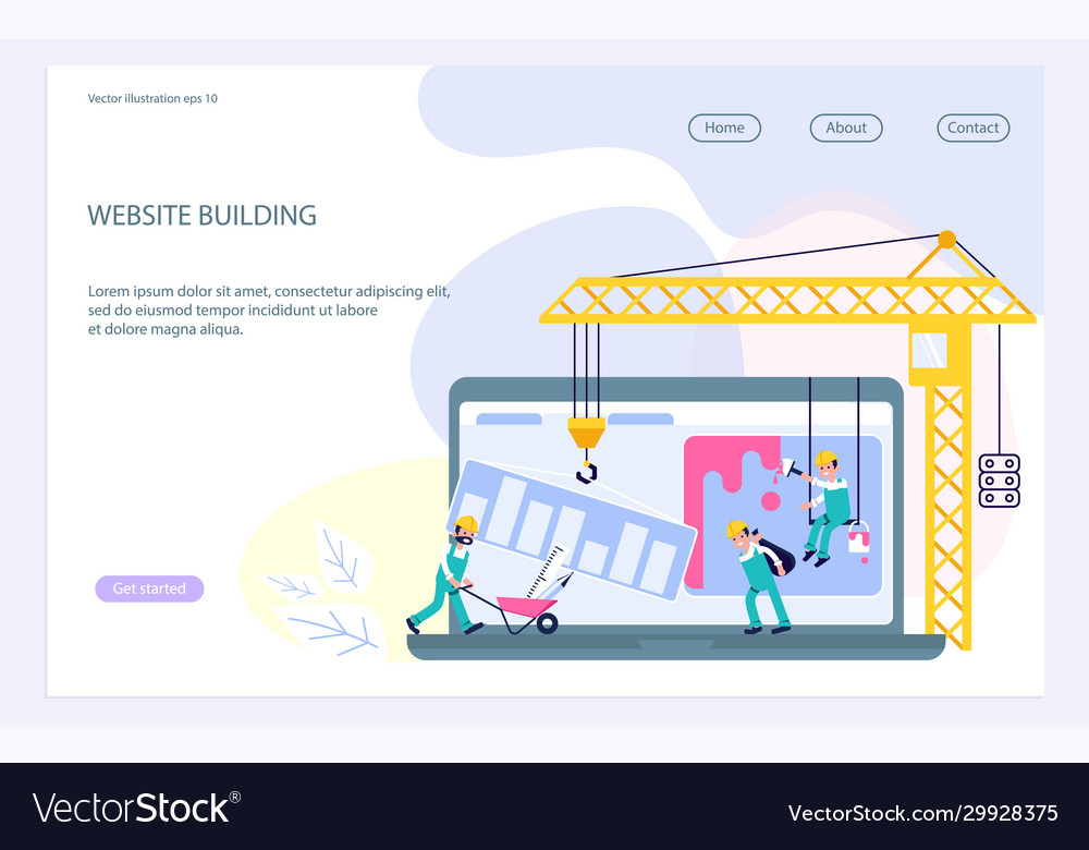 Template website development