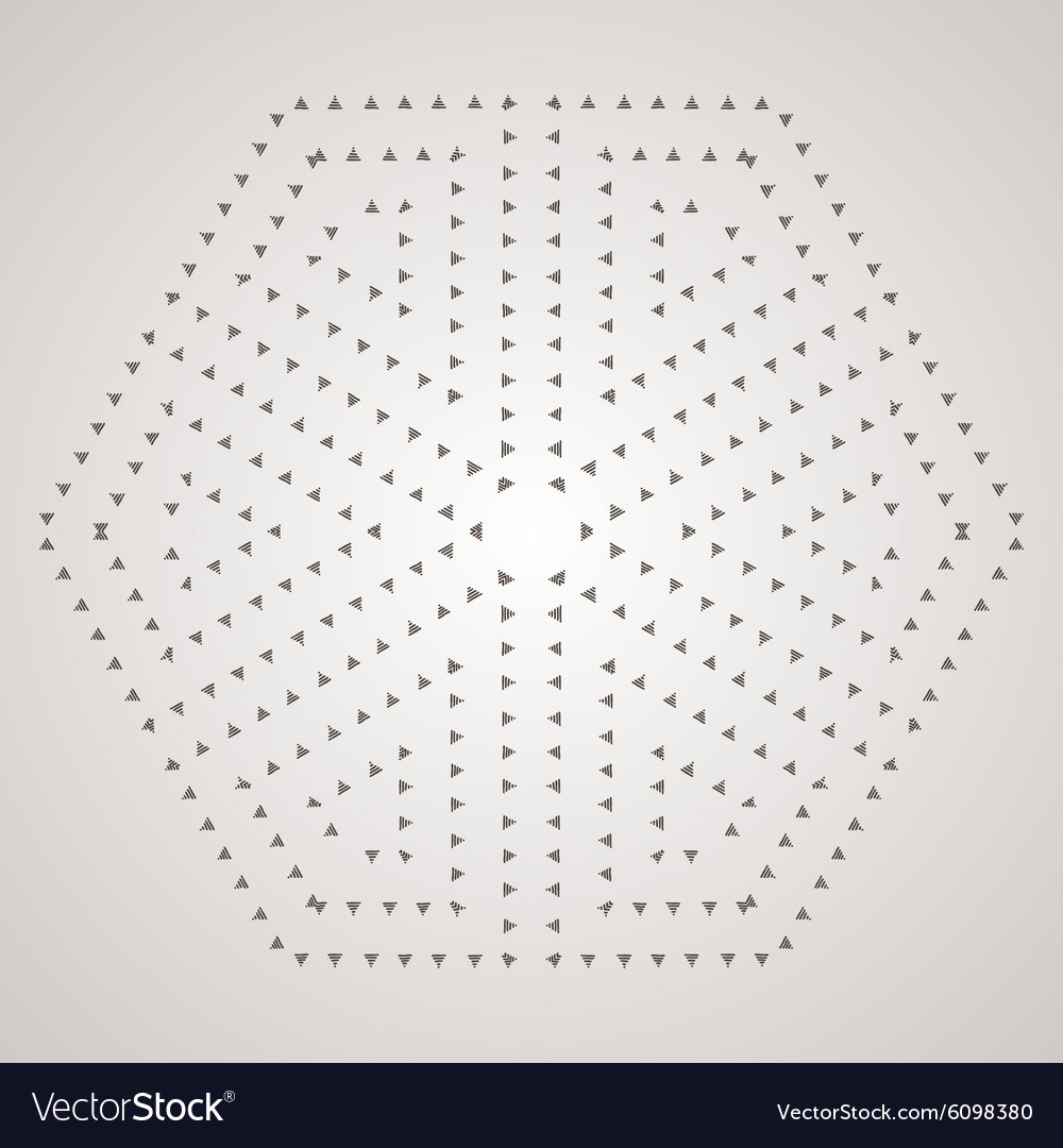 Circular pattern in the form of intricate